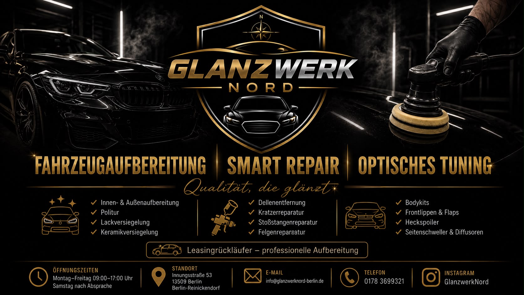 Glanzwerk Nord - Fahrzeugaufbereitung, Smart Repair, Optisches Tuning